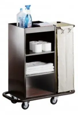 Roomservicewagen XL - uitneembare waszakken - 830x450x(h)1120mm Koopje