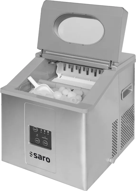 Express Levering IJsblokjesmachine - RVS Behuizing - 3 Instelbare Maten - 15 kg/24u - 2 jaar garantie