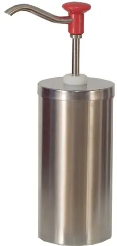 Saus Dispenser - RVS - 2,25 Liter - Pro Direct Beschikbaar