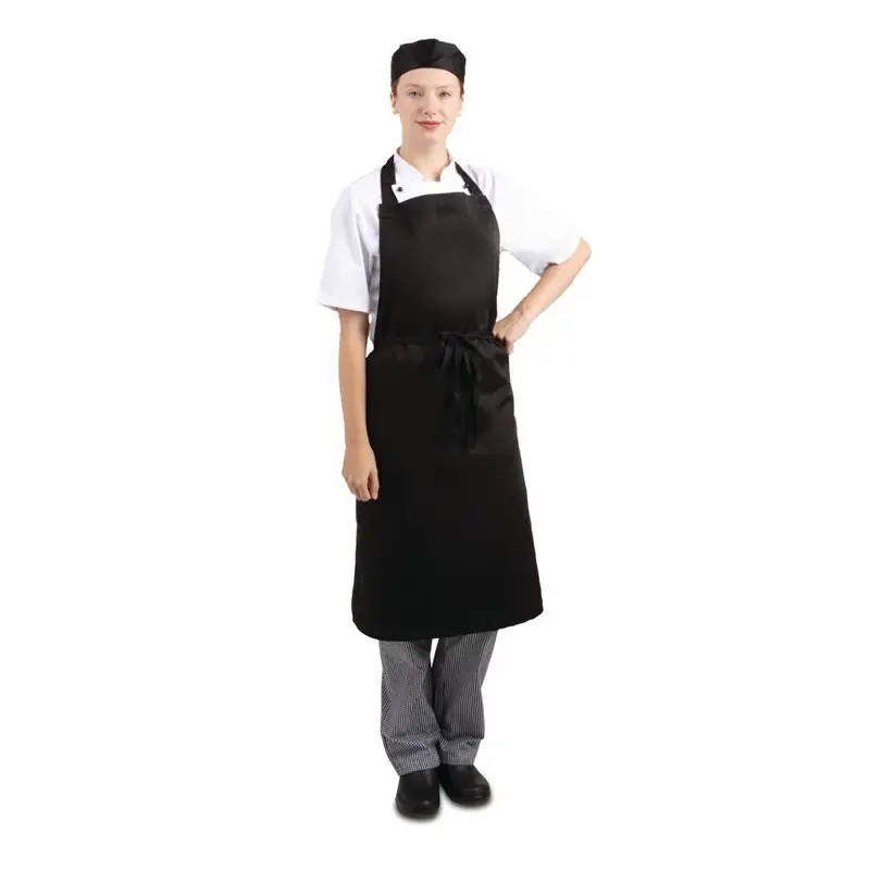 Snelle Levering Whites Unisex halterschort - Zwart