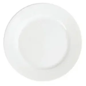 Bord Brede Rand - Olympia Wit Porselein - 250mm - 12 Stuks Aanbieding