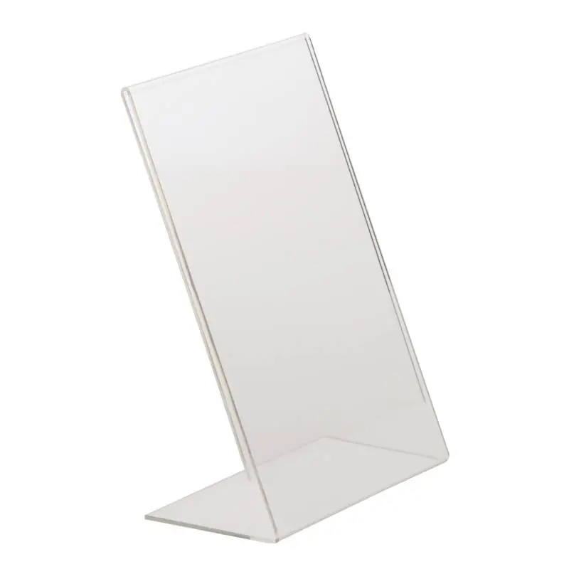 Menukaart standaard A5 - Schuin Plexiglas Speciale Aanbieding