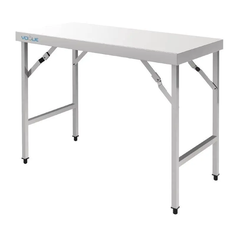 Veilige Betaling Opklapbare Tafel - Roestvrij Staal - 180x60x(H)90cm