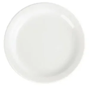 Shop Nu Bord Smalle Rand - Olympia Wit Porselein - 200mm - 12 Stuks