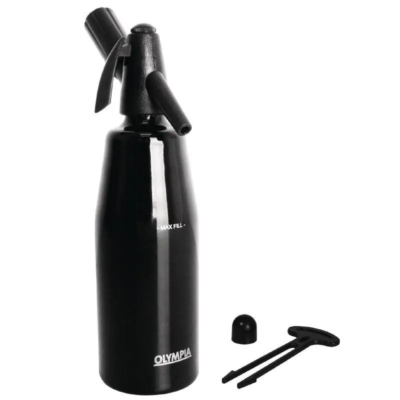 Finale Uitverkoop Soda Siphon Zwart - 1 Liter