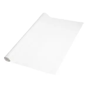 Voordeelprijs Papieren Tafelkleed op Rol - met Coating - Wit Damast - 1,2 x 50m
