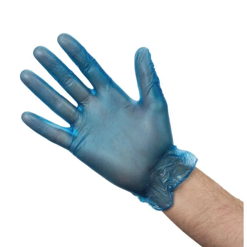 Wegwerp Handschoenen Blauw Vinyl 100 Stuks Maat M Populair