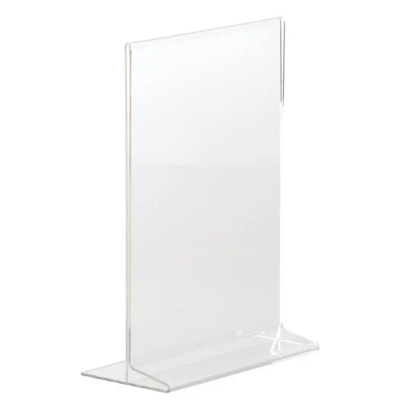 Exclusieve Aanbieding Menukaart standaard A5 - Recht Plexiglas