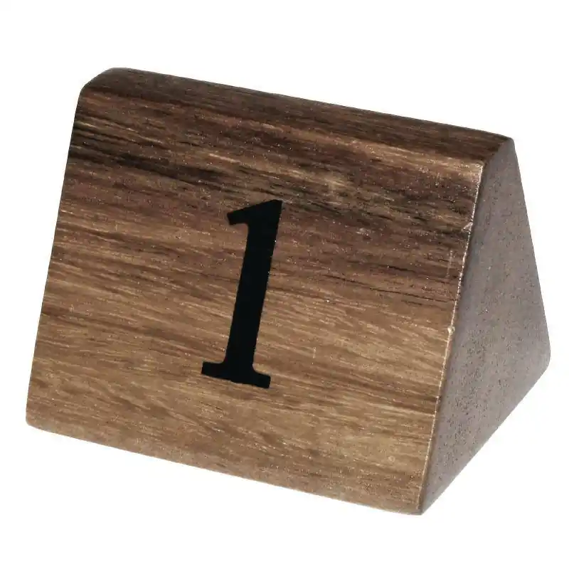 Flitsaanbieding Tafelnummers 1-10 - Massief Hout - 10 Stuks