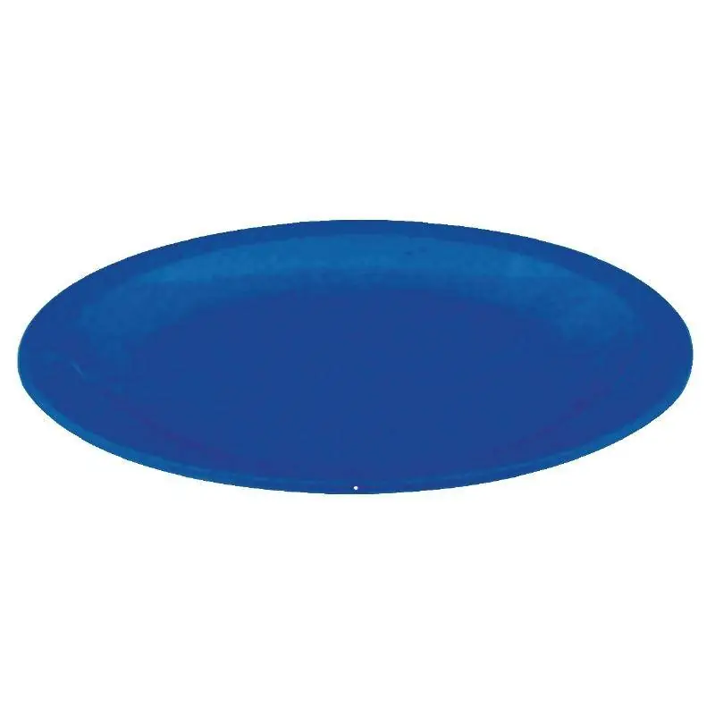 Bord Blauw - Polycarbonaat - Ø230mm - Per 12 Stuks Beperkte Voorraad
