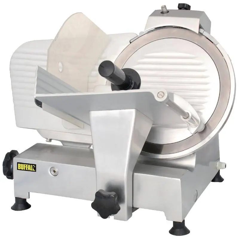 Flitsaanbieding Vleessnijmachine Aluminium - Geïntegreerde Messenslijper - 30cm Mes