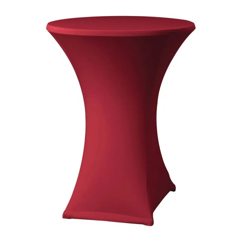 Gereduceerde Prijs Samba tafelkleed - Voor bartafels tot Ø850x(h)1150mm - Bordeaux