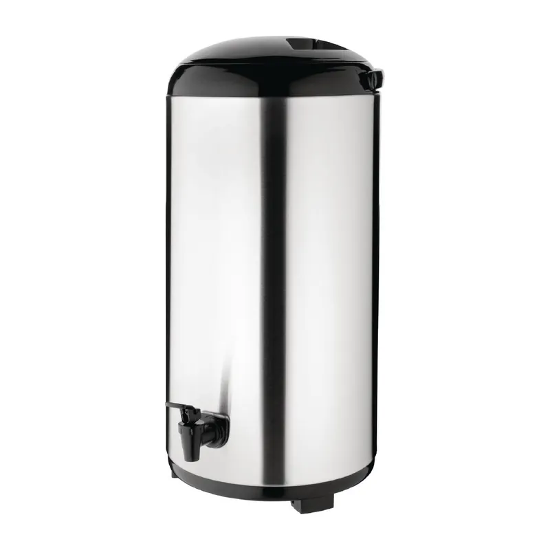 Betaalbaar Drankdispenser - Dubbelwandig RVS - Tapkraan - Ø230mm - 14 Liter