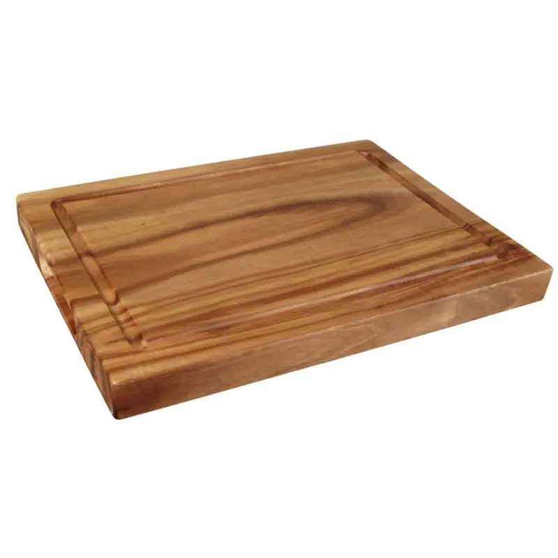 Steakplank met Groef - Acacia - 260x190mm Beperkte Voorraad