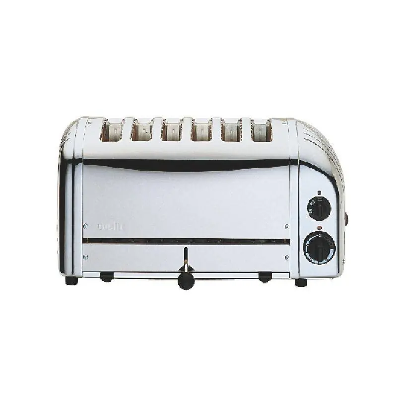 Seizoensaanbieding Broodrooster Dualit RVS - 6 Sleuven - tot 195 Sneetjes p/u
