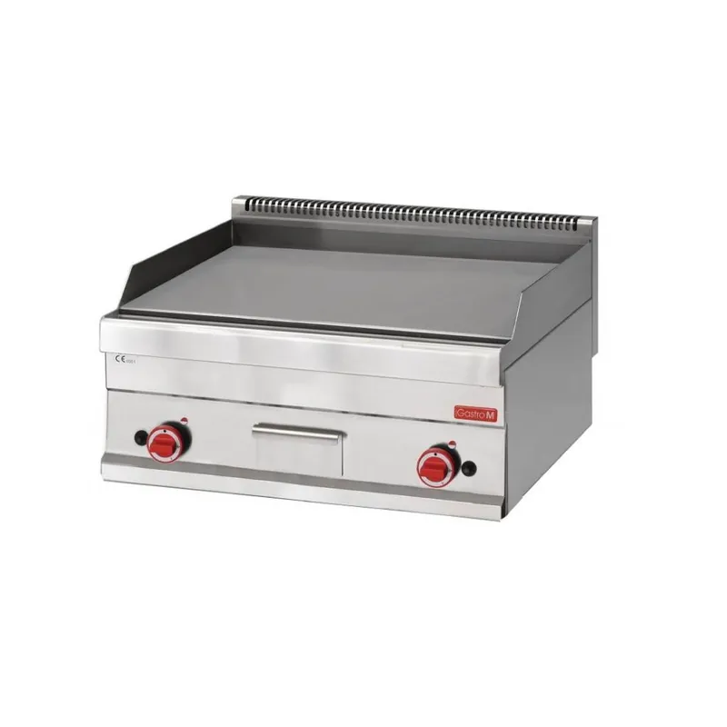 Gereduceerde Prijs Gas bakplaat - Verchroomd - 11,4kW -70x65x(H)28cm