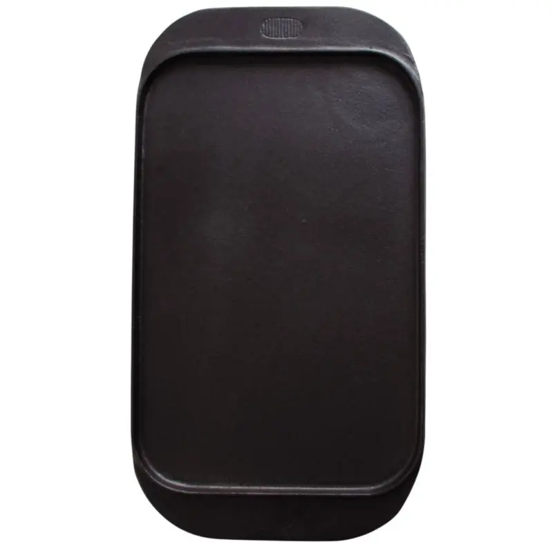 Superprijs Grillplaat Gietijzer met gladde en geribbelde kant - 482 (B) x 260 (L) mm
