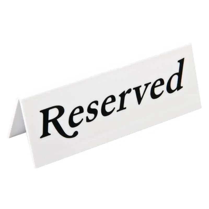 Hete Deal Chevalet De Table En Plastique - RÉSERVÉ - 10 Pièces