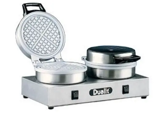 Wafelapparaat Dubbel - Rond Model - 400x220x(h)190mm - 1600W Fabrieksprijs