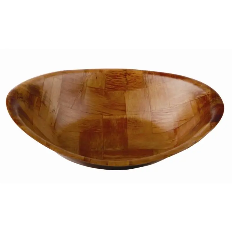 Ovale Houten Schaal - 18x23cm Speciale Aanbieding