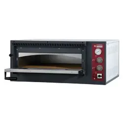 Betrouwbaar Pizza Oven Elektrisch Enkel - 6 Pizza's Ø33cm - 980x1210x(H)420mm