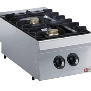Nu Kopen Tafelmodel gasfornuis - 2 branders - 5,5kw - 400x700x(h)250mm
