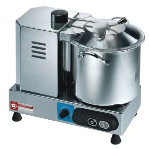 Finale Uitverkoop Cutter RVS - 6 Liter - 1100/2600 TPM - 320x380x320(h)mm