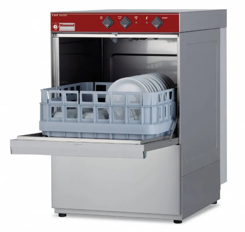 Glazenspoelmachine - 40x40cm - 43x53x(h)66cm - Afvoerpomp - Made in Italy Hete Deal