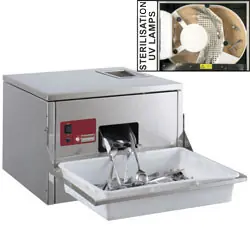 Bestek Poleermachine voor bestek - 3000/3500 p/uur - Tafelmodel - 570x550xh400mm Dagaanbieding