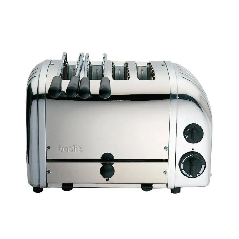Snelle Levering Combi Toaster RVS - 2+2 Sleuven - Dualit - 2 Tostiklemmen