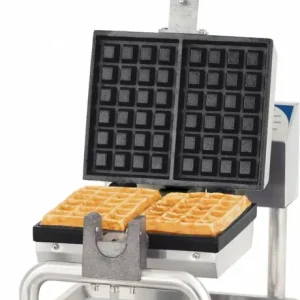 Draaibare Brusselse Wafelijzer - 1800W - 386x580x(H)305mm Koopje