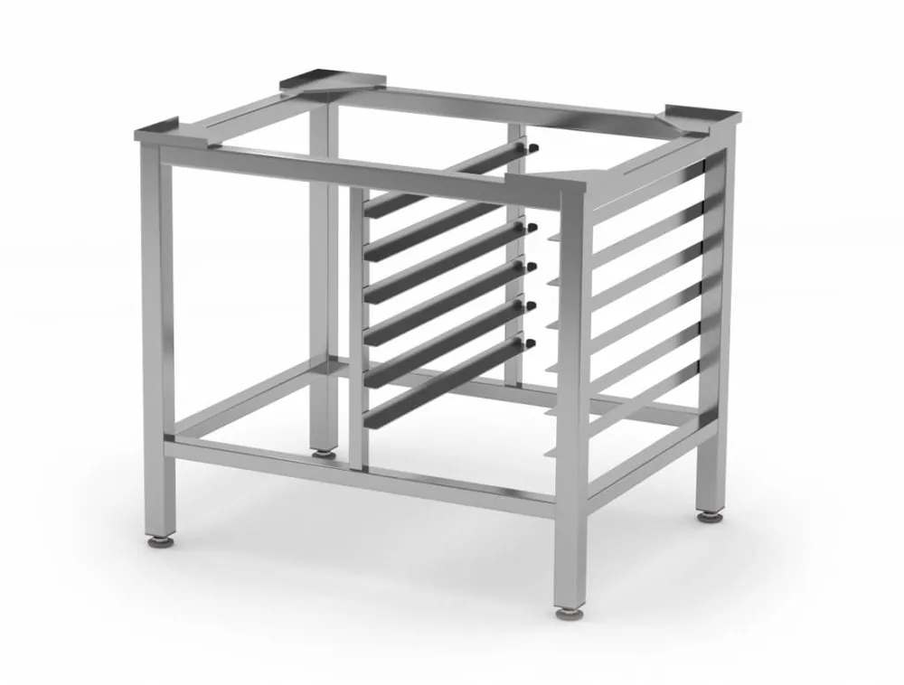 Gereduceerde Prijs RVS HEAVY DUTY Onderstel 6x 1/1GN - 1x 6 1/1GN Rails - 790x600x700mm