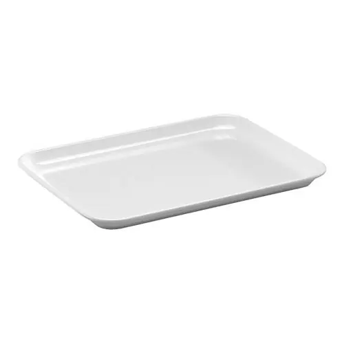 Beperkte Voorraad Dienblad - Melamine - Wit - 2(h)x19x15cm
