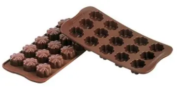 Veilige Betaling Moule à Chocolat FLEURY | Silicone | 220x110mm