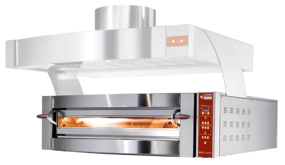 Hete Deal Pizza Oven - 4 Pizza's Ø35mm - 400V - 5,3kW - 1190x1100x(H)440mm