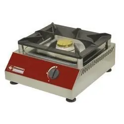 Voordeelprijs Warmhoudplaat op gas, tafelmodel, 1 brander 5 kW - 380x400x(h)200mm