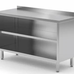 Op = Op RVS Open Werkkast + Tussenschap HEAVY DUTY 500(b)x700(d)x885(h)mm