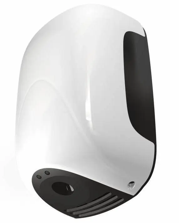 Handdroger MINI - Super Compact - Droogtijd 13 sec - Wit ABS - 900W Actieprijs