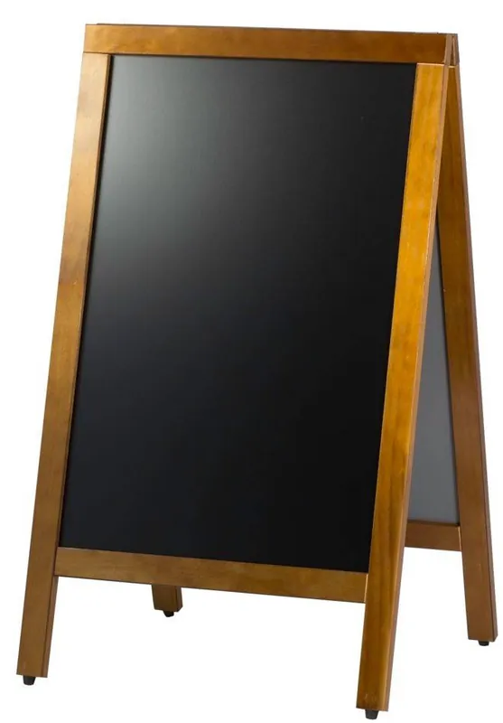 Krijtbord met houten frame - 500x850mm Alleen Vandaag
