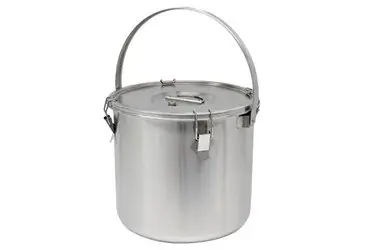 Thermosteel Soepcontainer - 25 liter - Met beugel - Dubbelwandig RVS AISI 304 - Stapelbaar - Ø36cm x (h)35cm Beste Prijs