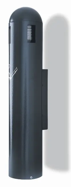 Alleen Vandaag Tubulaire Wandasbak - 1 Liter - Buitengebruik - Tot 300 Peuken -100x100x(H)500mm