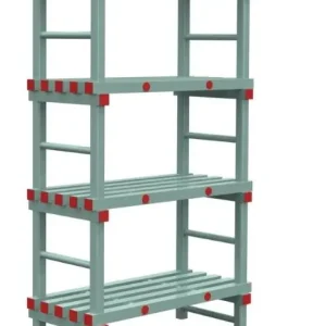 REA Eurostelling 500mm Diep - (H)1450mm- 4 Schappen - Beschikbaar in 6 Breedtes Direct Beschikbaar