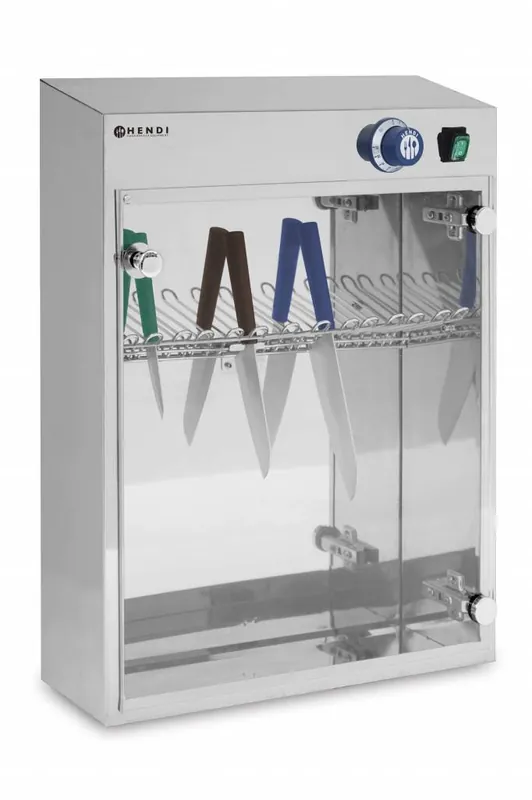 Beperkte Voorraad Uv Sterilisator - Geschikt voor 14 Messen - Timer tot 60 Minuten - 510x160x(H)610mm