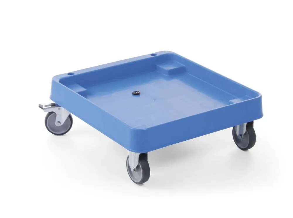 Trolley Voor 50x50cm Vaatwaskorven - 4 Zwenkwielen waarvan 2 Geremd - 575x545x(H)210mm Uitverkoop