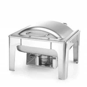 Chafing Dish 1/2 GN - Mat RVS - 4 Liter - 365x370x(H)280mm Express Levering