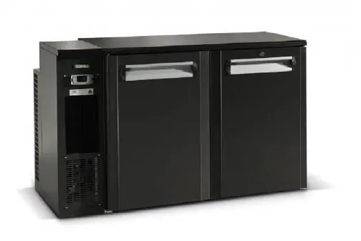Superprijs Fustenkoeling 2-Deurs - Gamko FK2-25/8L - Koelmachine Links - LED Verlichting - 1350x567x860/880mm