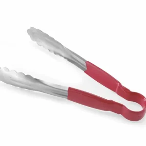 Serveertang RVS 250mm PVC Handgreep rood Lage Prijs
