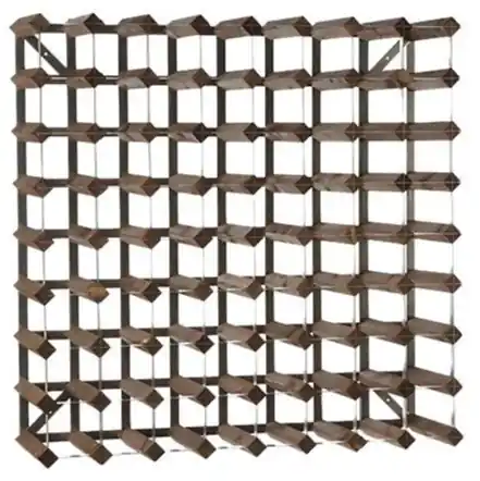 Op = Op Wijnrek 72 flessen - 80,4 x22,8 x (h) 80,4cm - Hout / Metaal