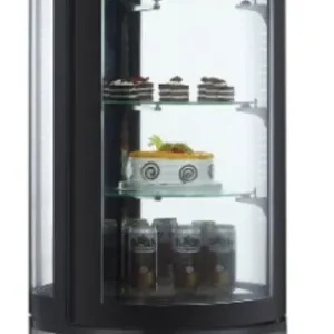 Ronde Gebaksvitrine - 360 Liter - LED Verlichting - ø680x(H)1750mm Bestel Nu