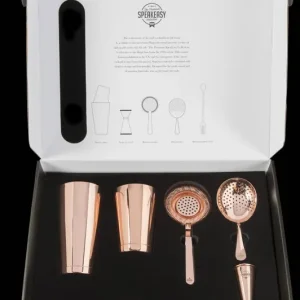 Cocktail Set - 6 Delig - Koperkleur Aanbieding